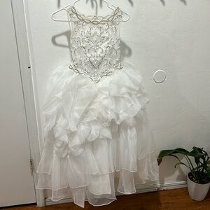 Girl size 7 White Dress